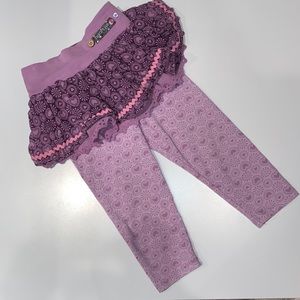 Naartjie 2t skirted pants purple vguc